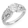 Image 1 : Natural 1.75 ctw Diamond Ring 14K White Gold - Retails for $13920
