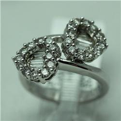 Natural 1.75 ctw Diamond Ring in 14K White Gold - MSRP $8348