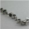 Image 4 : Natural 4.52 ctw Blue Diamond Bracelet in 14K White Gold - MSRP $13986