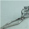 Image 4 : Natural 1.91 ctw Diamond and Multi-color Sapphire Necklace in 14K White Gold - MSRP $4666