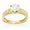 Image 1 : Natural 1.10 ctw Diamond Ring 14K Yellow Gold - Retails for $7050