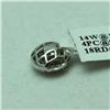 Image 2 : Natural 0.3 ctw Diamond Pendant in 14K White Gold - MSRP $912