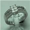 Image 1 : Natural 0.69 ctw Diamond Ring in 14K White Gold - MSRP $3274