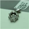 Image 1 : Natural 0.5 ctw Diamond Pendant in 14K White Gold - MSRP $1400