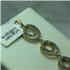 Image 2 : Natural 0.8 ctw Diamond Pendant in 14K Yellow Gold - MSRP $1522