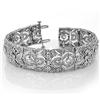 Image 1 : Natural 8.0 ctw Diamond Bracelet 14K White Gold - Retails for $25300