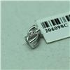 Image 1 : Natural 0.02 ctw Diamond Pendant in 14K White Gold - MSRP $118