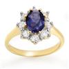 Image 1 : Genuine 1.75 ctw Kyanite & Diamond Ring 14k Gold - Retails for $2400