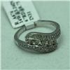 Image 2 : Natural 0.75 ctw Diamond Ring in 14K White Gold - MSRP $3458