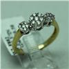 Image 1 : Natural 0.5 ctw Diamond Ring in 14K 2Tone Gold - MSRP $2190