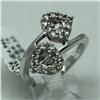 Image 1 : Natural 1.1 ctw Diamond Ring in 14K White Gold - MSRP $4798