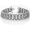 Image 1 : Natural 3.0 ctw Diamond Bracelet 14K White Gold - Retails for $12070