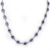 Image 1 : Genuine 25.0 ctw Tanzanite & Diamond Necklace 10K Gold - Retails for $12010