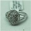 Image 2 : Natural 0.5 ctw Diamond Ring in 14K White Gold - MSRP $1328