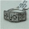 Image 2 : Natural 1.5 ctw Diamond Ring in 14K White Gold - MSRP $6976