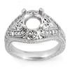 Image 1 : Natural 0.33 ctw Diamond Semi-mount Ring 14K White Gold - Retails for $2020