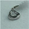 Image 3 : Natural 0.15 ctw Diamond Pendant in 14K White Gold - MSRP $424