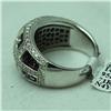Image 3 : Natural 2.22 ctw Diamond and Ruby Ring in 14K White Gold - MSRP $4868
