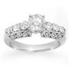 Image 1 : Natural 1.50 ctw Diamond Ring 14K White Gold - Retails for $9010