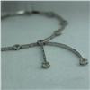 Image 1 : Natural 1.91 ctw Diamond and Multi-color Sapphire Necklace in 14K White Gold - MSRP $4666