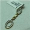 Image 1 : Natural 0.25 ctw Diamond Pendant in 14K Yellow Gold - MSRP $710