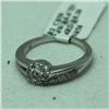 Image 2 : Natural 0.3 ctw Diamond Ring in 14K White Gold - MSRP $1690