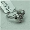 Image 2 : Natural 0.1 ctw Diamond Ring in 14K White Gold - MSRP $488