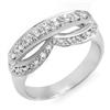 Image 1 : Natural 0.35 ctw Diamond Ring 10K White Gold - Retails for $1330