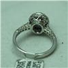 Image 4 : Natural 1.43 ctw Diamond and Aquamarine Ring in 14K White Gold - MSRP $2432