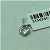 Image 1 : Natural 0.02 ctw Diamond Pendant in 14K White Gold - MSRP $100