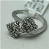 Image 2 : Natural 1.1 ctw Diamond Ring in 14K White Gold - MSRP $4798