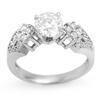 Image 1 : Natural 1.50 ctw Diamond Ring 14K White Gold - Retails for $14630