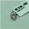 Image 1 : Natural 0.02 ctw Diamond Pendant in 14K White Gold - MSRP $118