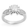 Image 1 : Natural 1.07 ctw Diamond Ring 14K White Gold - Retails for $6820