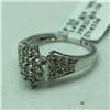 Image 2 : Natural 0.5 ctw Diamond Ring in 14K White Gold - MSRP $924