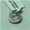 Image 1 : Natural 0.15 ctw Diamond Pendant in 14K White Gold - MSRP $424