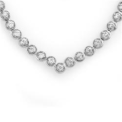 Natural 4.0 ctw Diamond Necklace 10K White Gold - Retails for $10390
