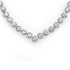 Image 1 : Natural 4.0 ctw Diamond Necklace 10K White Gold - Retails for $10390