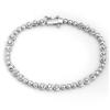 Image 1 : Natural 1.25 ctw Diamond Bracelet 10K White Gold - Retails for $3560