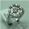 Image 1 : Natural 0.55 ctw Diamond Ring in 14K White Gold - MSRP $1632