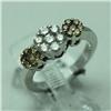 Image 1 : Natural 1.01 ctw Brown Diamond Ring in 14K White Gold - MSRP $2176