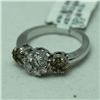 Image 2 : Natural 1.01 ctw Brown Diamond Ring in 14K White Gold - MSRP $2176