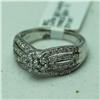 Image 2 : Natural 0.75 ctw Diamond Ring in 14K White Gold - MSRP $2246