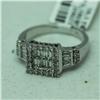 Image 2 : Natural 1.01 ctw Diamond Ring in 14K White Gold - MSRP $3522