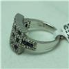 Image 3 : Natural 2.23 ctw Diamond and Blue Sapphire Ring in 14K White Gold - MSRP $3340