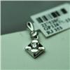 Image 1 : Natural 0.15 ctw Diamond Pendant in 14K White Gold - MSRP $706