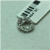 Image 2 : Natural 0.12 ctw Diamond Pendant in 14K White Gold - MSRP $310