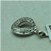 Image 2 : Natural 0.15 ctw Diamond Pendant in 14K White Gold - MSRP $424