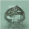 Image 1 : Natural 0.5 ctw Diamond Ring in 14K White Gold - MSRP $1546
