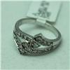 Image 2 : Natural 0.5 ctw Diamond Ring in 14K White Gold - MSRP $1546